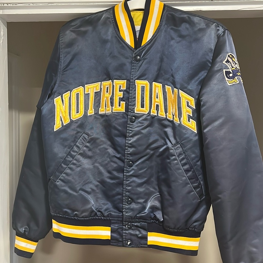 VINTAGE Notre Dame Varsity Starter Jacket